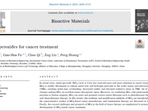 91色情
黄鹏教授团队在—《Bioactive Materials》发表文章